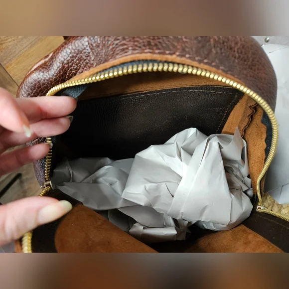 Portland Leather Goods Rue Convertible Backpack Coldbrew - Picture 12 of 16